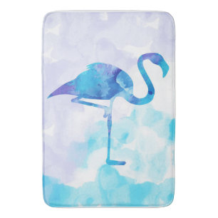 Tapis De Bain Aquarelle Flamant rose Abstrait cadeaux amateurs