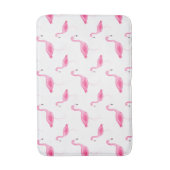 Tapis De Bain Aquarelle Flamingo Patte (Devant (Vertical))