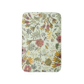 Tapis De Bain Aquarelle Florale Fleurs d'abeille Élégante Modern (Devant (Vertical))