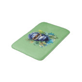 Tapis De Bain Aquarelle Jungle Gorilla avec lunettes de soleil e (Angle)