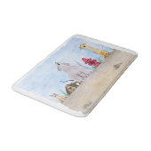 Tapis De Bain Aquarelle Junkyard Chiens Bain Mat (Angle)