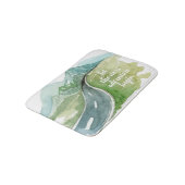 Tapis De Bain Aquarelle Nature Commençons la prochaine aventure (Angle)