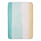 Tapis De Bain Aquarelle Océan (devant Vertical)
