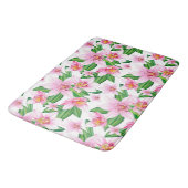 Tapis De Bain Aquarelle Orchidées Design 12 (Angle)