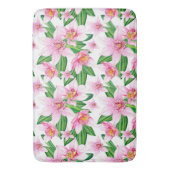Tapis De Bain Aquarelle Orchidées Design 12 (devant Vertical)