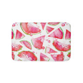 Tapis De Bain Aquarelle pastèque 1 (Devant)