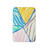 Tapis De Bain Aquarelle patchwork : style de peinture sale. (Devant (Vertical))