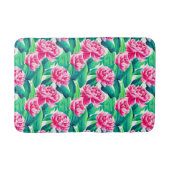 Tapis De Bain Aquarelle Pink Peonis Imprimer (Devant)