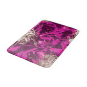 Tapis De Bain Aquarelle Rose violet (Angle)