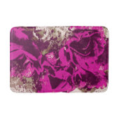Tapis De Bain Aquarelle Rose violet (Devant)