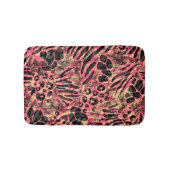 Tapis De Bain Aquarelle Safari animal Imprimer (Devant)