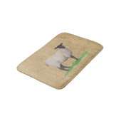 Tapis De Bain Aquarelle Suffolk Sheep (Angle)