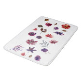 Tapis De Bain Aquarelle tendance Floral (Angle)