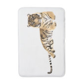 Tapis De Bain Aquarelle Tiger Repose (Devant (Vertical))