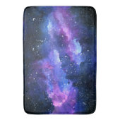 Tapis De Bain Aquarelle Universe de l'espace galaxique violet (devant Vertical)