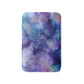 Tapis De Bain Aquarelle violette (Devant (Vertical))