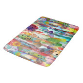 Tapis De Bain Aquarelle Whimsical Floral Art (Angle)