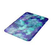Tapis De Bain aquarelles d'imaginaire bleu : (Angle)