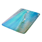 Tapis De Bain Aquarelles Vagues  (Angle)