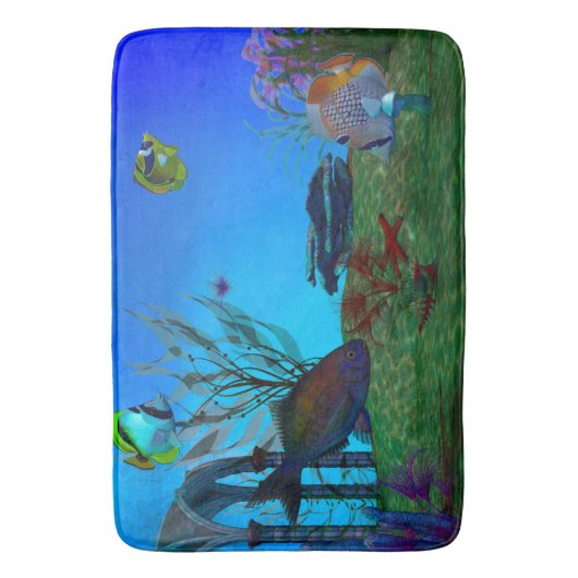 Tapis De Bain Aquarium3D (devant Vertical)