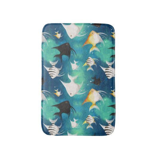 Tapis De Bain Aquarium Motif (Devant (Vertical))