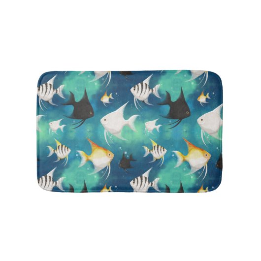 Tapis De Bain Aquarium Motif (Devant)
