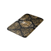 Tapis De Bain Arabes noirs et d'or (Angle)