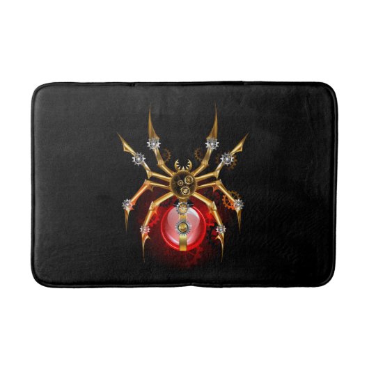 Tapis De Bain Araignée en vapeur noire (Devant)