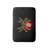 Tapis De Bain Araignée en vapeur noire (Devant (Vertical))