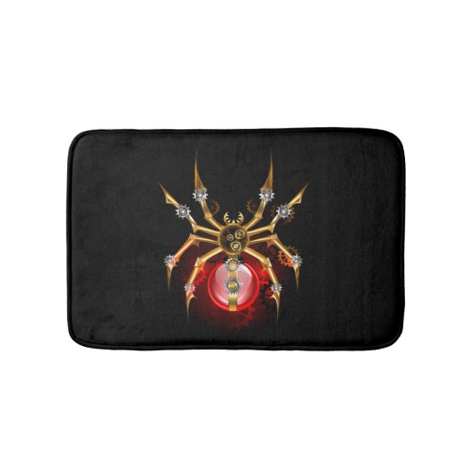 Tapis De Bain Araignée en vapeur noire (Devant)