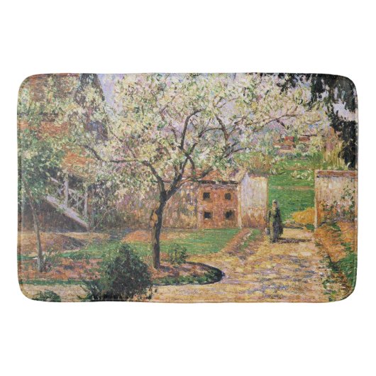 Tapis De Bain Arbre à prune, Eragny Camille Pissarro (Devant)