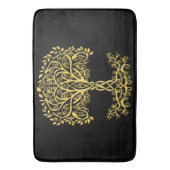 Tapis De Bain Arbre Celtique Jaune (devant Vertical)