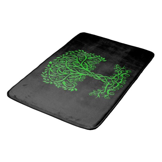 Tapis De Bain Arbre Celtique Vert De Vie (Angle)