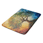 Tapis De Bain Arbre de connaissances - Peinture à l'huile (Angle)