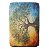 Tapis De Bain Arbre de connaissances - Peinture à l'huile (devant Vertical)