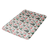 Tapis De Bain Arbre de Noël, cadeaux, sucre de canne (Angle)