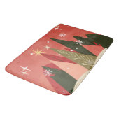 Tapis De Bain Arbre de Noël rétro/Vintage (Angle)