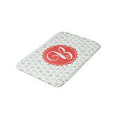 Tapis De Bain Arbre de Noël rouge et vert (Angle)