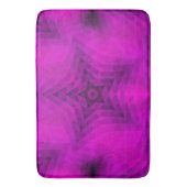 Tapis De Bain Arbre de Noël Silhouette & Étoile violette Dégradé (devant Vertical)