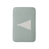 Tapis De Bain Arbre de Noël vert Sage (Devant (Vertical))