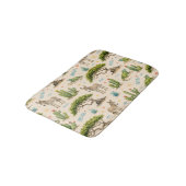 Tapis De Bain Arbre divi d'Aruba, âne, iguane, cactus (Angle)