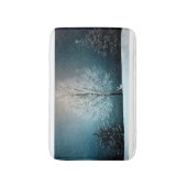 Tapis De Bain Arbre givre le soir (Devant (Vertical))