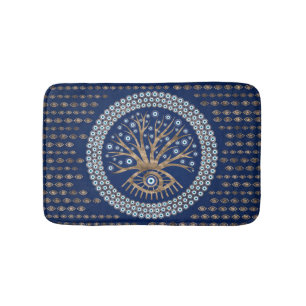 Tapis De Bain Arbre grec d'oeil - Mati Mataki - Matiasma sur le