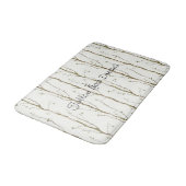 Tapis De Bain Arbres bruns verts (Angle)