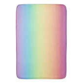 Tapis De Bain Arc-en-ciel en pastel Ombre (devant Vertical)