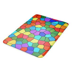 Tapis De Bain Arc-en-ciel en verre tendu