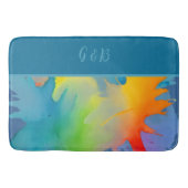 Tapis De Bain arc-en-ciel lgbtq (Devant)