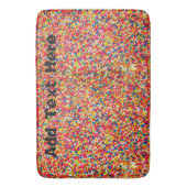 Tapis De Bain Arc-en-ciel rond saupoudré (devant Vertical)