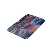 Tapis De Bain Arcade Rétro Futuriste dans l'Espace (Angle)