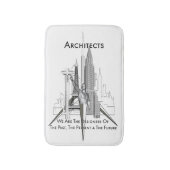 Tapis De Bain Architectes Bath Mat (Devant (Vertical))